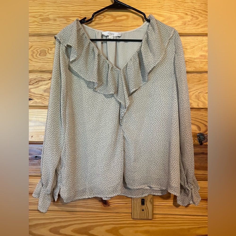 Loft Sheer top. Like new.